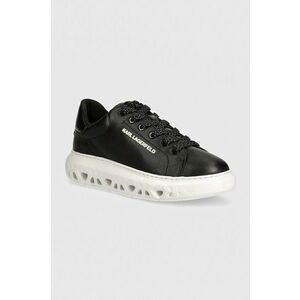 Karl Lagerfeld sneakers din piele KAPRI KITE culoarea negru, KL64519 imagine