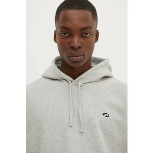 Diesel hanorac de bumbac S-ROB-HOOD-DOVAL-PJ barbati, culoarea negru, cu glugă, neted, A03786.0BKAF imagine