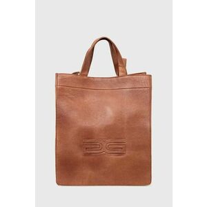 Gestuz poseta de piele culoarea maro, 10909298 imagine