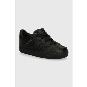 adidas Originals teniși din piele copii GAZELLE CF EL culoarea negru, IH2972 imagine