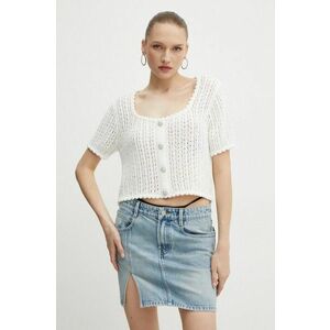 Miss Sixty bluza 6L2RJ0180000 RJ0180 KNIT PULLOVER femei, culoarea alb, neted, 6L2RJ0180000 imagine