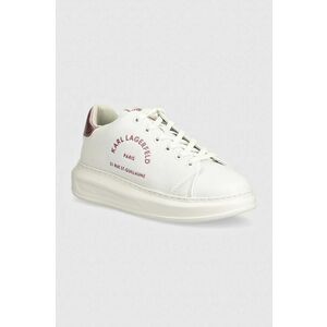 Karl Lagerfeld sneakers din piele KAPRI culoarea alb, KL62539F imagine