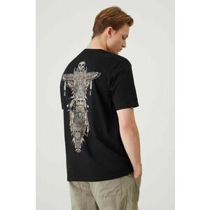 Medicine tricou din bumbac culoarea negru, cu imprimeu imagine