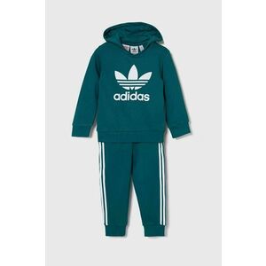 adidas Originals trening copii HOODIE SET culoarea verde, IX5166 imagine