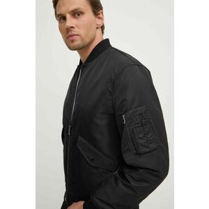 Theory geaca bomber barbati, culoarea negru, de tranzitie, N0877402 imagine