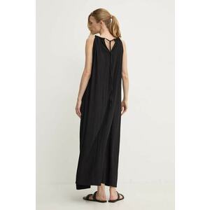 Answear Lab rochie culoarea negru, maxi, evazată imagine