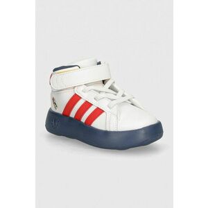 adidas sneakers pentru copii GRAND COURT MID Mickey culoarea alb, IF4095 imagine
