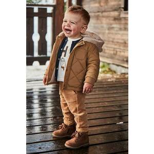 Mayoral pantaloni copii culoarea maro, neted, 2542 imagine