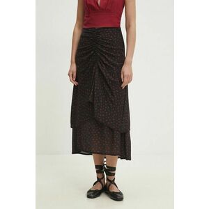 Answear Lab fustă culoarea negru, midi, creion imagine