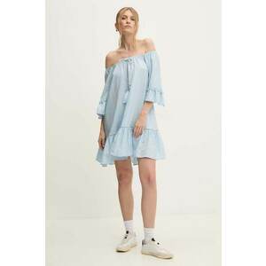 Answear Lab rochie din bumbac mini, evazată imagine