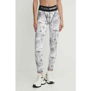 PLEIN SPORT colanti femei, culoarea alb, modelator, FADC WJT1954 STE003N imagine