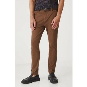 Medicine pantaloni barbati, culoarea maro, mulata imagine