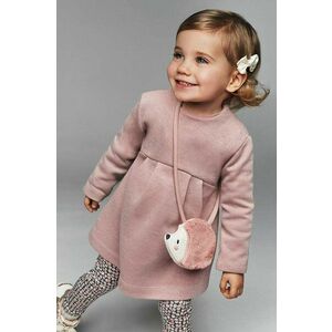 Mayoral rochie pentru copii cu geanta de mana culoarea roz, mini, evazată, 2915 imagine