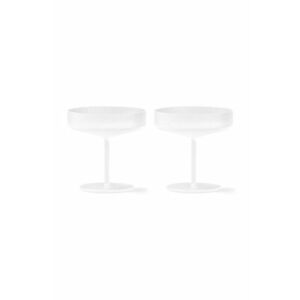 ferm LIVING set de pahare de șampanie Ripple Champagne Saucers 150 ml 2-pack imagine