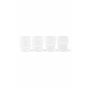 ferm LIVING set de pahare Ripple Small Glasses 60 ml 4-pack imagine