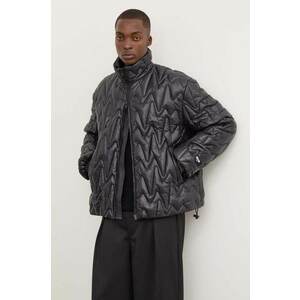 MSGM geaca barbati, culoarea negru, de iarna, 3740MH05.247532 imagine