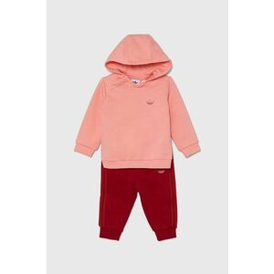 adidas Originals trening copii HOODIE SET culoarea roz, IY9538 imagine