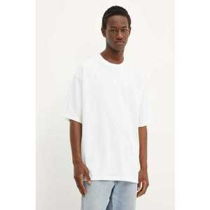 Vans tricou din bumbac barbati, culoarea alb, neted, VN000G51WHT1 imagine