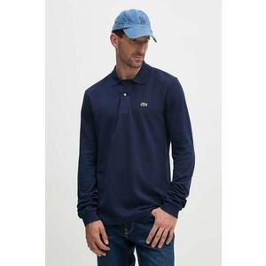 Lacoste longsleeve din bumbac culoarea bleumarin, uni L1312.166-166 imagine