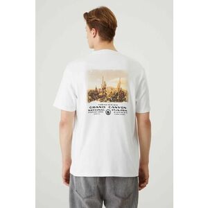 Medicine tricou din bumbac culoarea alb, cu imprimeu imagine