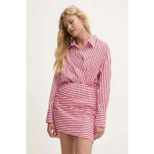 Answear Lab rochie culoarea rosu, mini, evazată imagine