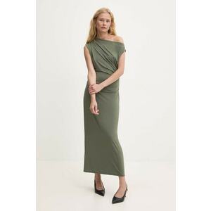 Answear Lab rochie culoarea verde, maxi, mulată imagine