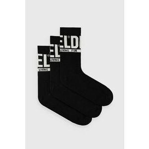 Diesel sosete SKM-RAY-THREEPACK 3-pack barbati, culoarea negru, 00SAYJ.2QATV imagine