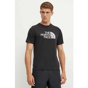 The North Face tricou sport 24/7 Easy culoarea negru, neted, NF0A895KJK31 imagine