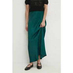 Answear Lab fustă culoarea verde, maxi, drept imagine