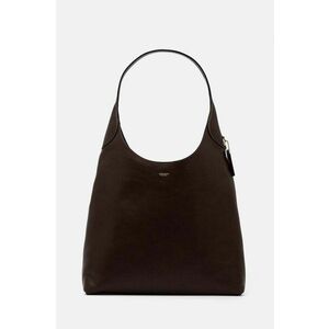 Coach poseta de piele culoarea maro, CU044 imagine