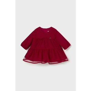 Mayoral Newborn rochie bebe culoarea rosu, mini, evazată, 2805 imagine