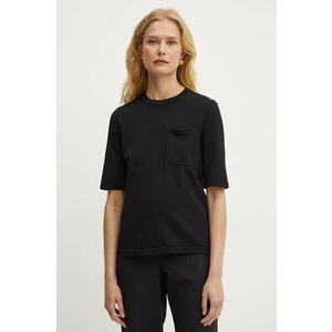 Max Mara Leisure tricou femei, culoarea negru, 2426366047600 imagine