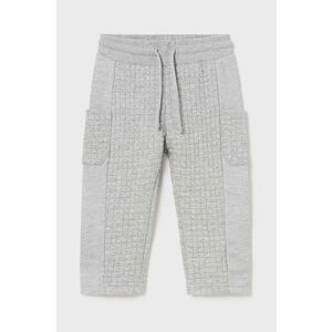 Mayoral pantaloni de trening pentru bebeluși culoarea gri, neted, 2540 imagine