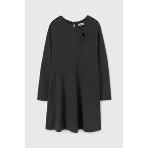 Mayoral rochie fete culoarea gri, mini, dreaptă, 7985 imagine