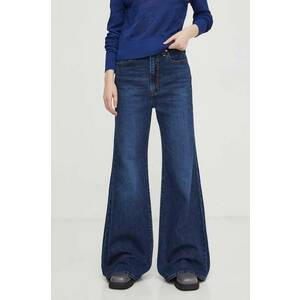Levi's jeans RIBCAGE BELLS femei high waist A7503 imagine