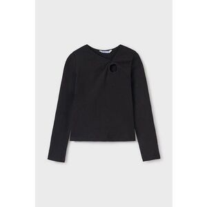 Mayoral longsleeve copii culoarea negru, 7011 imagine