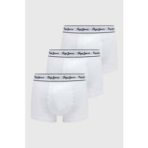 Pepe Jeans boxeri 3-pack barbati, culoarea alb imagine
