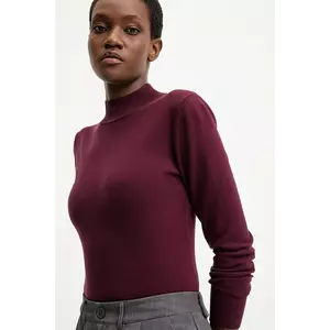 Answear Lab pulover de cașmir culoarea bordo, light imagine