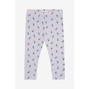 Bobo Choses leggins bebe Pansy Flower culoarea violet, modelator, 224AB051 imagine