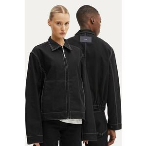 Sunnei jacheta de bumbac culoarea negru, de tranzitie, RTWXOUW006 imagine