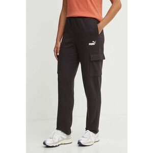 Puma pantaloni de trening culoarea negru, neted, 682502 imagine