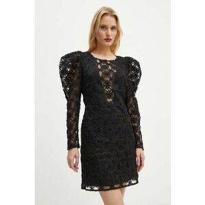 MUNTHE rochie TENNY culoarea negru, mini, evazată, 243133924330 imagine