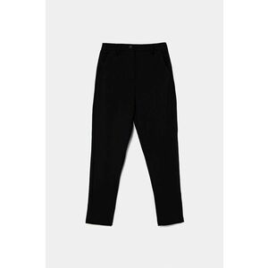 United Colors of Benetton pantaloni copii culoarea negru, neted, 4EOMCF02C imagine