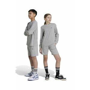 adidas Originals pantaloni scurti copii SHORTS culoarea gri, melanj, talie reglabila, IX5237 imagine