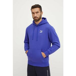 Puma bluza Classics barbati, culoarea violet, cu glugă, cu imprimeu, 535596 imagine
