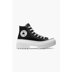 Converse tenisi Chuck Taylor All Star Lugged Heel femei, culoarea negru, A08258C imagine
