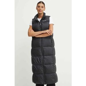 Columbia vesta Puffect femei, culoarea negru, de iarna, 2103511 imagine
