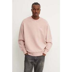 Levi's bluza barbati, culoarea roz, cu glugă, neted, A9244 imagine