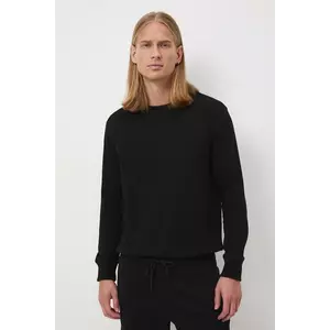 Medicine longsleeve barbati, culoarea negru, neted imagine