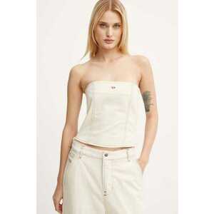 Diesel top din bumbac DE-VILLE culoarea bej, A12774.0GRDQ imagine